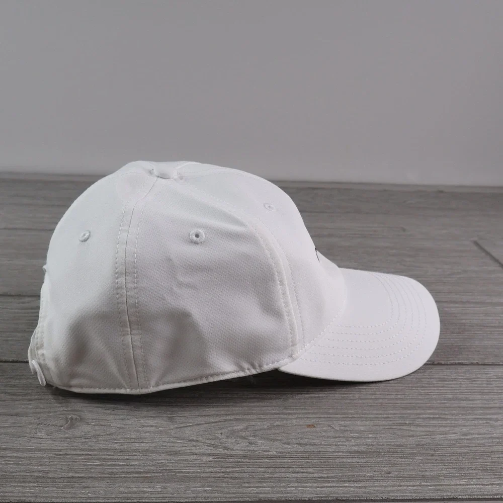 NWT Ahead NetJets Performance Golf Hat Men's OS White Navy Embroidered Cap